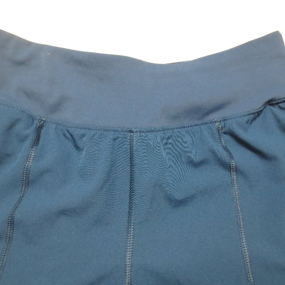 4/$14 TEK GEAR womens SHORTS teal ATHLETIC high waist YOGA running SIZE SMALL - Picture 3 of 8